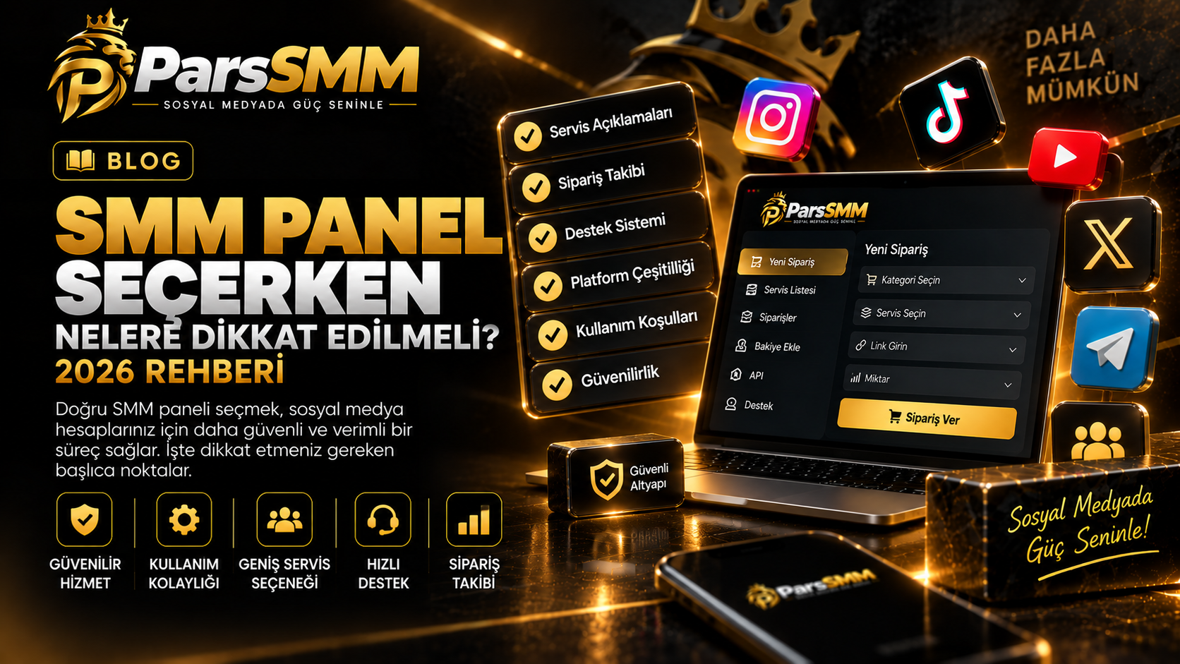 SMM Panel Seçerken Nelere Dikkat Edilmeli? 2026 Rehberi