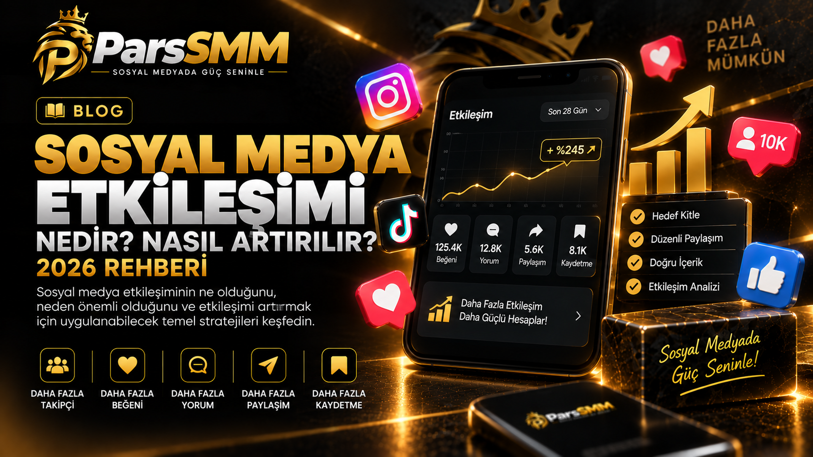 Sosyal Medya Etkileşimi Nedir? Nasıl Artırılır? 2026 Rehberi