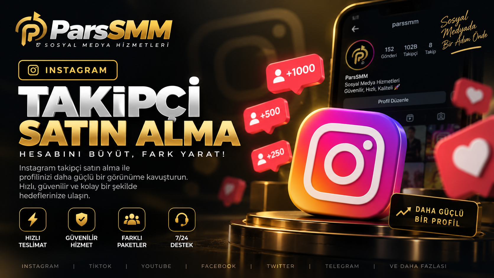 Instagram Takipçi Satın Alma – Güncel Rehber | ParsSMM