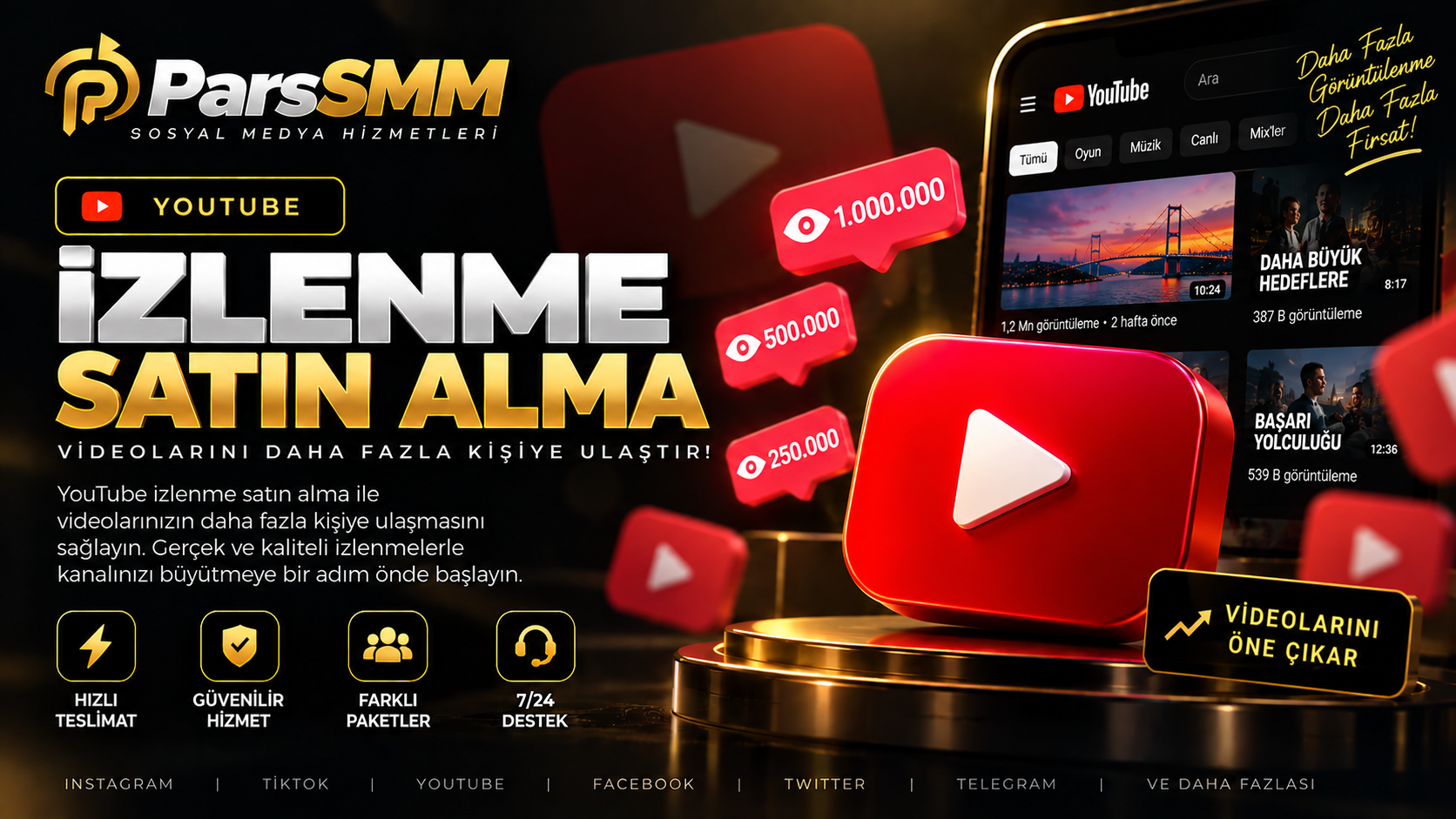 YouTube İzlenme Satın Alma – Güncel Rehber | ParsSMM
