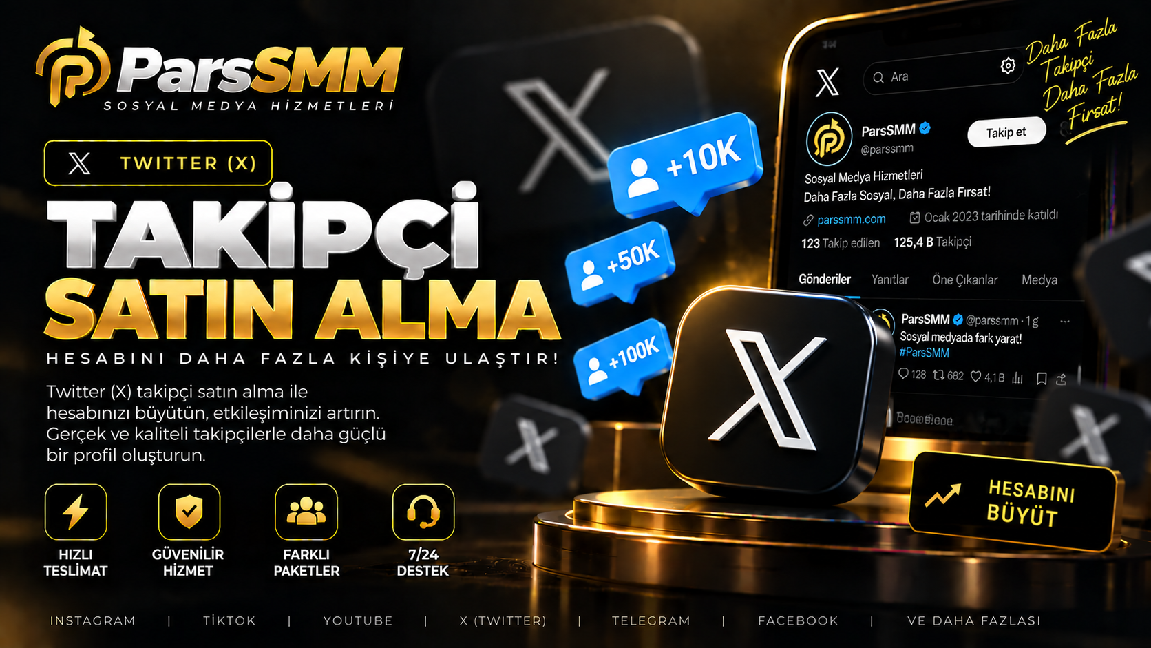 Twitter (X) Takipçi Satın Alma – Güncel Rehber | ParsSMM