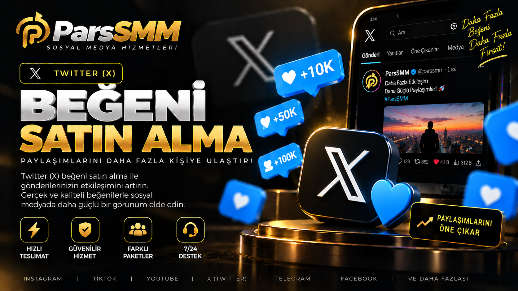 Twitter (X) Beğeni Satın Alma – Güncel Rehber | ParsSMM