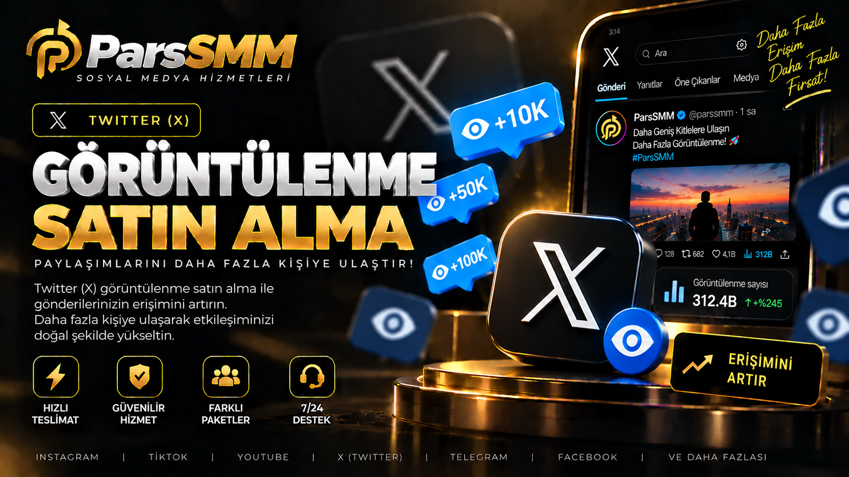 Twitter (X) Görüntülenme Satın Alma – Güncel Rehber | ParsSMM