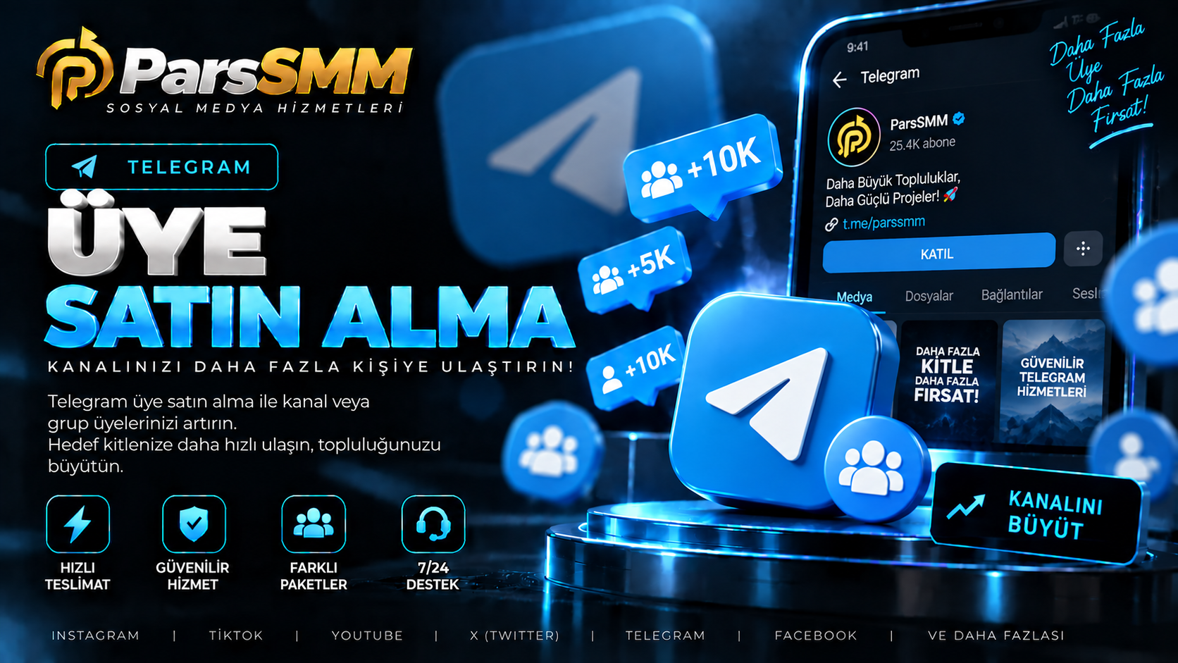 Telegram Üye Satın Alma – Kanal Üyesi Güncel Rehberi | ParsSMM