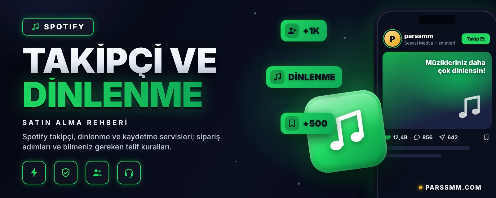 Spotify Takipçi ve Dinlenme Satın Alma – Güncel Rehber | ParsSMM