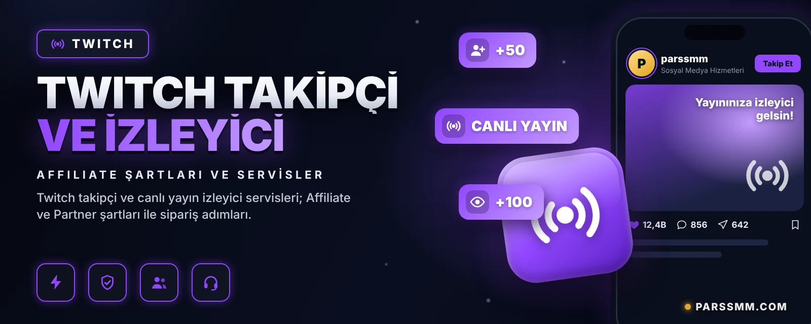 Twitch Takipçi ve İzleyici Satın Alma – Güncel Rehber | ParsSMM